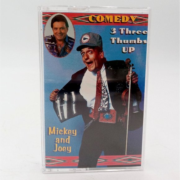 Mickey Gilley And Joey Riley 3 Three Thumbs Up Country Comedy Cassette Tape - Picture 1 of 4